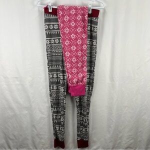 Cuddle Duds and Joyspun - Women's Pants - Small - Warmth - Winter - Gray Pink